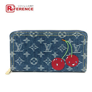 LOUIS VUITTON Takashi Murakami Collaboration Monogram Denim LV TM Zippy